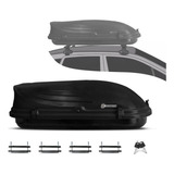 Bagageiro Maleiro De Teto 600 Litros Com Chave Preto Abs