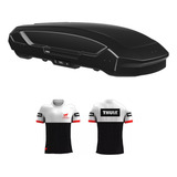 Bagageiro Maleiro Teto Thule Motion 3 L 450 Litros + Brinde