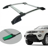 Bagageiro Rack Teto Cromado L200 Triton 2008 A 2016 Sem Furo