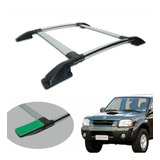 Bagageiro Rack Teto Frontier 2003 A 2007 Cromado Sem Furar 