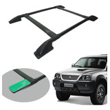 Bagageiro Rack Teto Preto L200 Sport Outdoor Sem Furar
