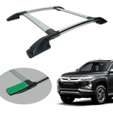 Bagageiro Teto Cromado Sem Furo L200 Triton Sport 2021 22 23