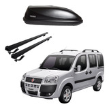 Bagageiro Thule Ocean 80 290l + Travessas Teto Fiat Doblô