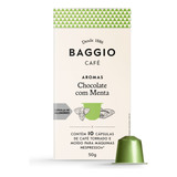 Baggio Caps Aroma Chocolate C/ Menta Box - 10 Cápsulas