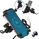 Bahrein Suporte De Celular Para Moto Motocicleta Com Carregador Usb Universal