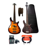 Baixo 4 Cordas Condor Xb12 Ativo + Kit Completo