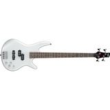 Baixo Elétrico Ativo Ibanez Gsr200, 4 Cordas, Acabamento Corporal Lacado Branco, Orientação À Direita