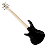 Baixo Elétrico De 5 Cordas Ibanez Gsr Gsr205-bk Para Preto Destro Com Acabamento Envernizado