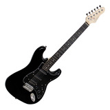 Baixo Giannini Gb-100 Bk/wh Jazz Bass 4 Cordas Black/white