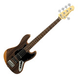 Baixo Giannini Masterwood Gmw82b-5 Jazz Bass Louro-preto