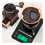 Balança Digital Precisão Café Barista Com Timer Temporizador Capacidade Máxima 5 Kg