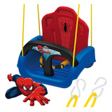 Balanço Infantil Homem Aranha 3 Em 1 Regulável Corda Marvel