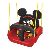 Balanço Infantil Mickey Mouse Xalingo 19798 Cor Vermelho E Preto