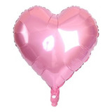 Balão Coração Rosa Claro 45cm 18 Polegadas - 150 Unidades