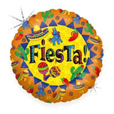 Balão Metalizado Fiesta Mexicana - Grabo - (45 Cm)