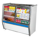 Balcão Refrigerado 1,80 Mt Expositor De Bebidas 12x S/juros Estilo De Vidro Reto 220v