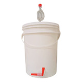Balde Fermentador 12 L Branco Completo