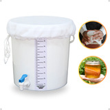 Balde Fermentador Para Kombucha 12l Bpa Free - Profissional