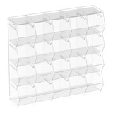 Baleiro Acrílico Cristal 20 Nichos Ideal Para Lojas E Casa
