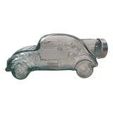 Baleiro De Vidro Cor Verde-claro Formato De Fusca,
