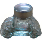 Baleiro De Vidro Fusca Tamanho Mini Novo 10,5 Cm