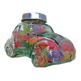 Baleiro Fusca Pote Vidro Cristal Presente Brinde Festas Cor Transparente