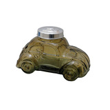 Baleiro Fusca Vidro 17 Cm 600 Ml Âmbar Aniversário 2 Peças
