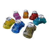 Baleiro Fusca Vidro Colorido 17 Cm Maravilhoso Criança 2 Pçs