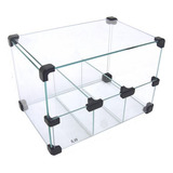 Baleiro Vidro Multiuso,30 X 0,20 X 0,20 Cor Preto