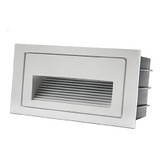 Balizador Led 3w Parede Embutir Escada Luminária Bivolt Ip65 Cor Branco 110v/220v