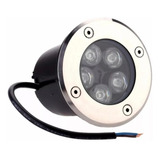 Balizador Spot Led Chão Piso Jardim 5w Embutir Branco Frio