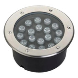 Balizador Spot Led Embutir Chão Piso Jardim 18w Branco Quent