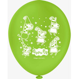 Balões ( Tema: Peppa Pig - Tam.: 9 ) - Contém 25 Un