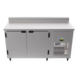 Bancada Refrigerada Com Encosto De Aço Inoxidável Kofisa