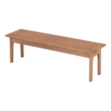 Banco De Madeira Jardim 2 Lugares Área Externa 140 Cm Jatobá