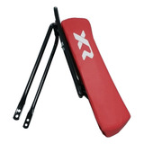 Banco Mobilete Selim Com Suporte De Bicicleta Bike Caloi Xr Cor Vermelho/preto