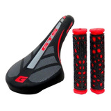 Banco Selim Gts Bicicleta Mtb Speed Exotic Cores + Manopla