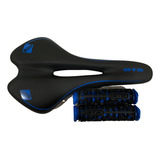 Banco Selim Gts Para Bicicleta Selim Vazado Cores Cor Azul
