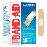 Band-aid Curativos Transparente 40 Unid. Original Lacrado