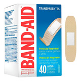 Band-aid Curativos Transparente 40 Unidades Original Lacrado