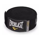 Bandagem Atadura Everlast Flexcool Preta 4,57 Mt (01 Par)