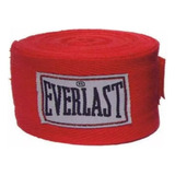 Bandagem Everlast Cor Vermelha Com 2 Unidades- Tamanho 2.74m