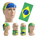 Bandana Mágica Multifuncional Bandeira Do Brasil Promoção 