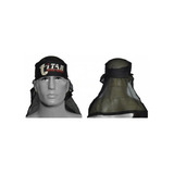 Bandana Tática Para Airsoft Titan Cor Preta