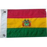 Bandeira Da Bolívia Para Motos Bordada Dupla-face