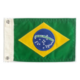 Bandeira Do Brasil De Uso Náutico 22 X 33cm - Pronta Entrega