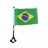 Bandeira Do Brasil Para Moto Haste Bicicleta Torcedor Copa
