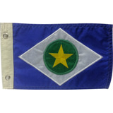 Bandeira Do Mato Grosso Para Motos Bordada Dupla-face