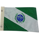 Bandeira Do Paraná Para Motos Bordada Dupla-face