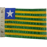Bandeira Do Piauí Para Motos Bordada Dupla-face